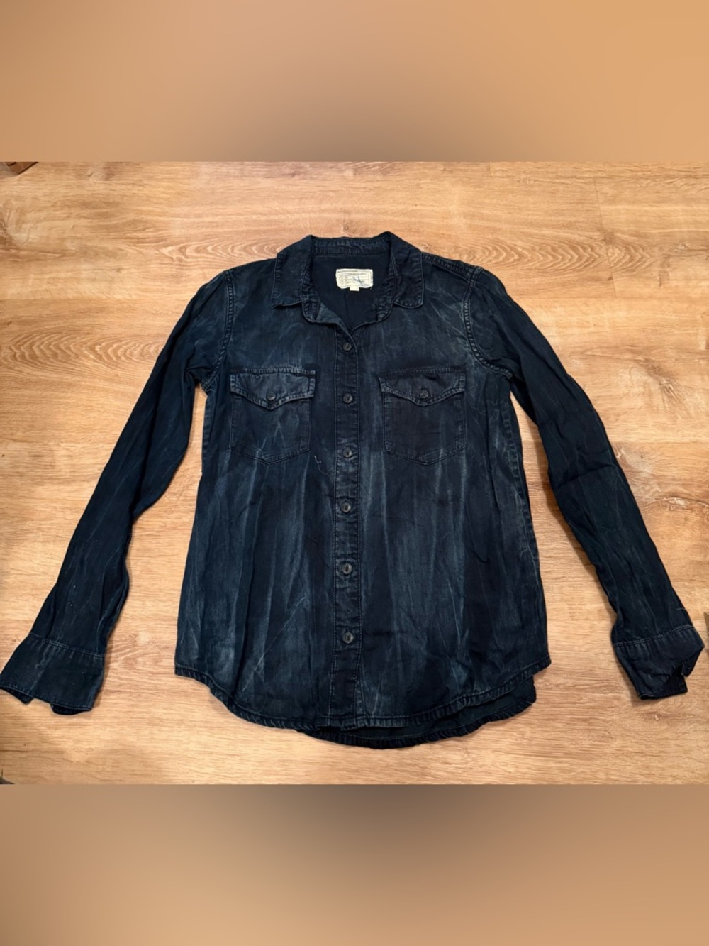 Current Elliott dark denimButton-Up Shirt
